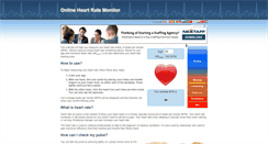 Desktop Screenshot of onlineheartrate.com